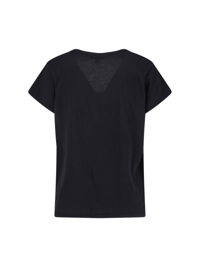 James Perse V-Neck T-Shirt – Black