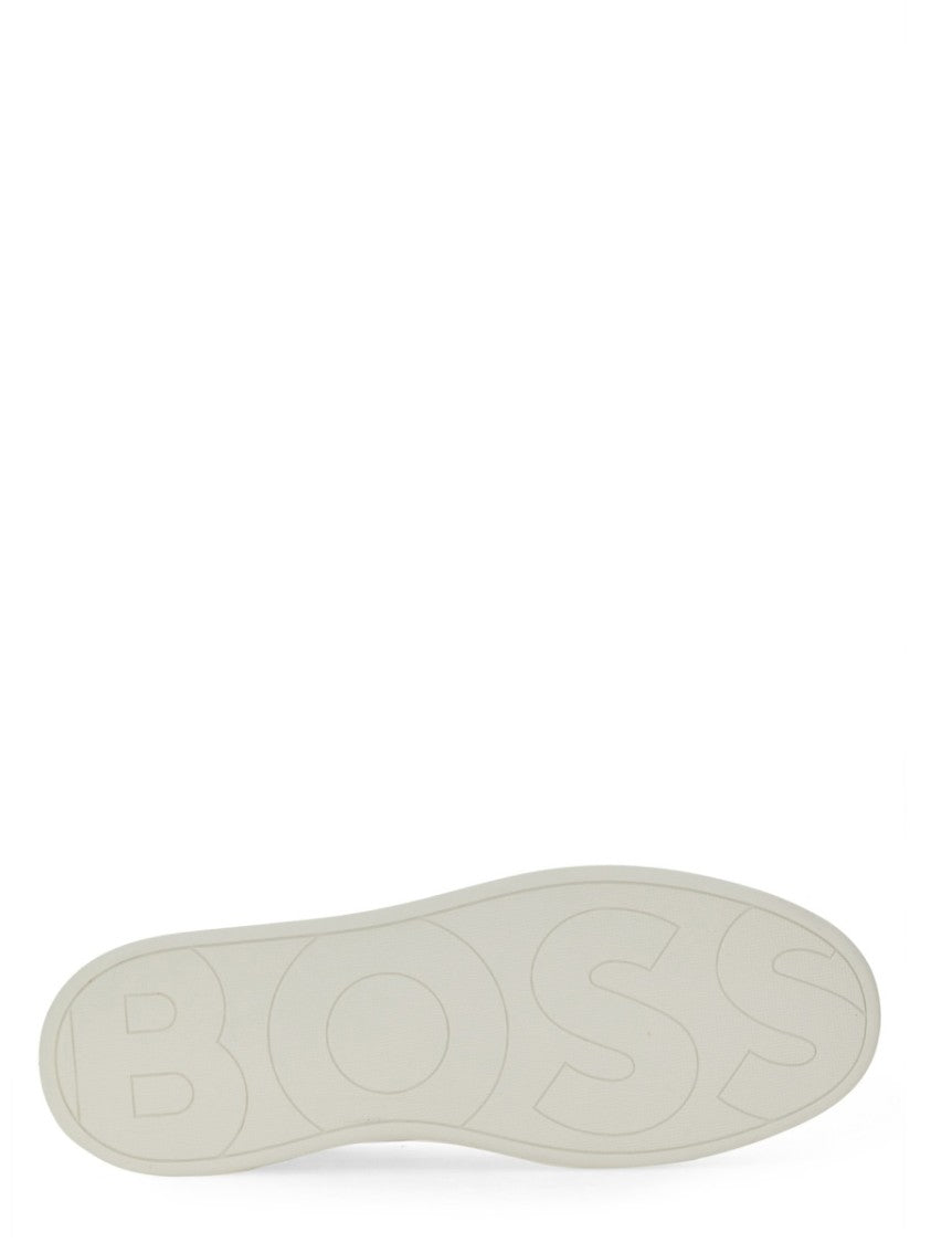 Boss Leather Low-Top Sneaker