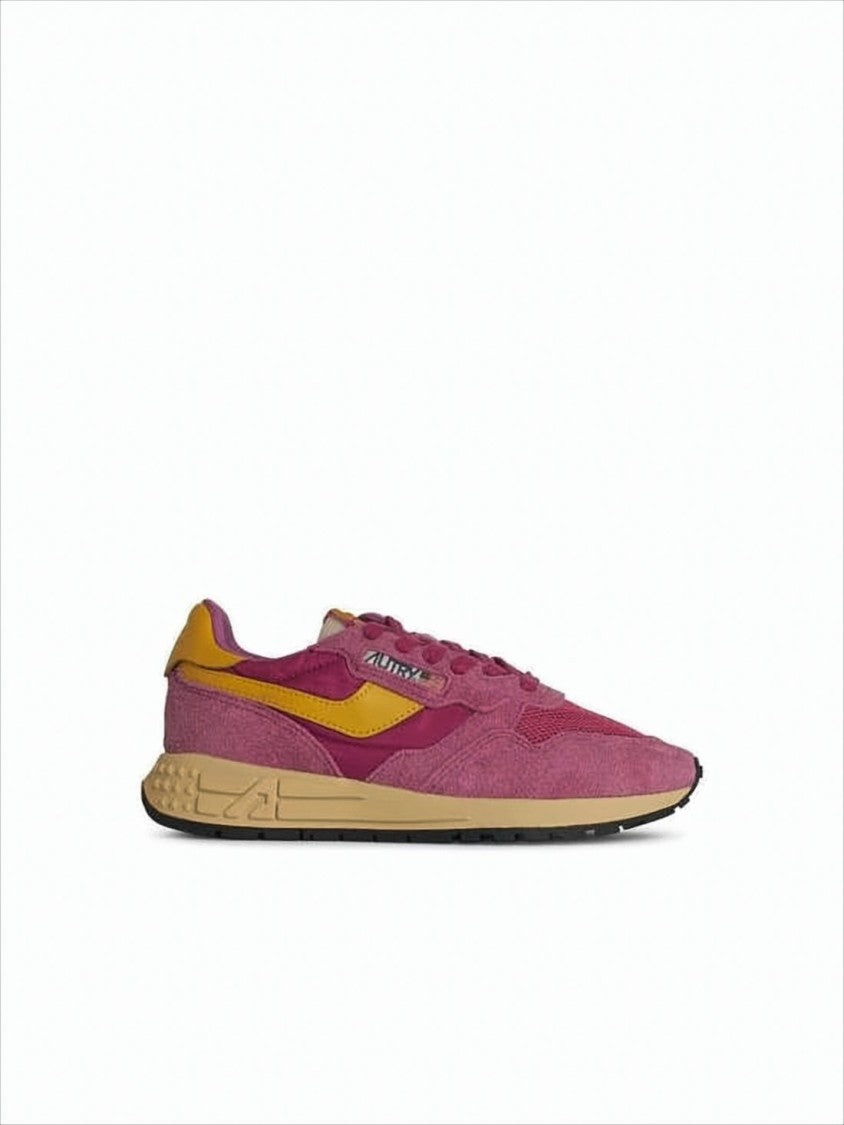 Autry Dynamic Suede And Nylon Sneakers