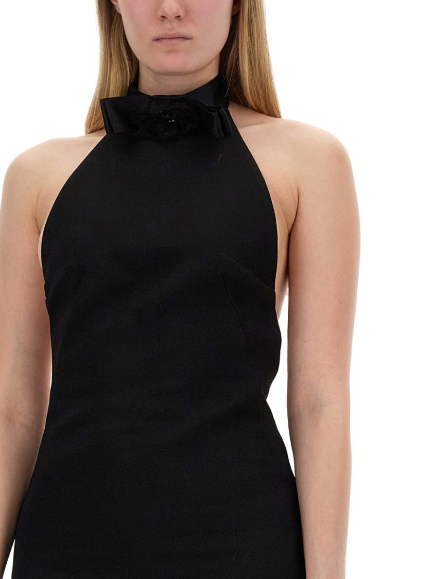 Dolce & Gabbana Short Dress With Neckline On Back
