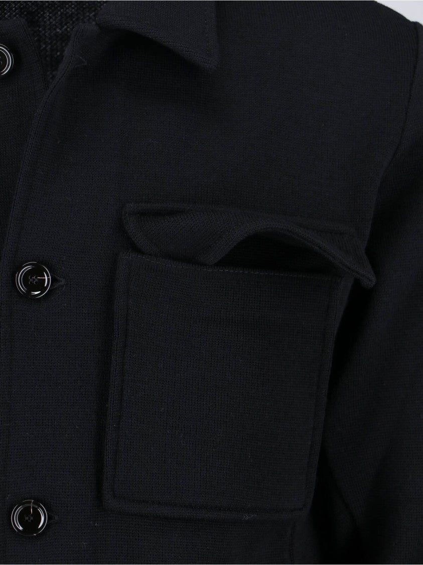 Lardini Virgin Wool Jacket – Black