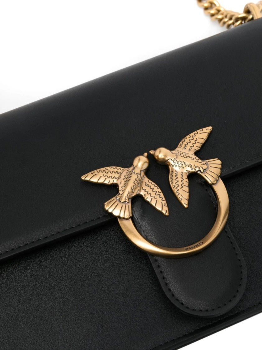 Pinko Shoulder Bag With Gold-Tone Bird Clasp