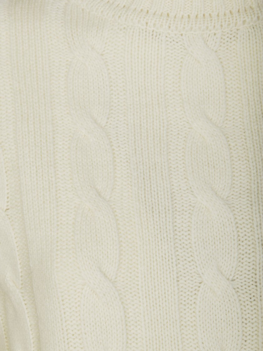 Daniele Fiesoli Cream Turtleneck Sweater