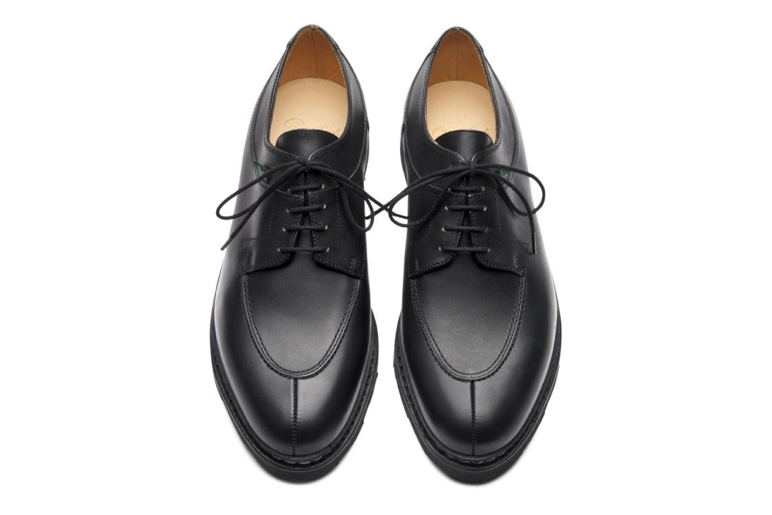 Paraboot Hunting Toe Derby Shoes With Norwegian Stitching
