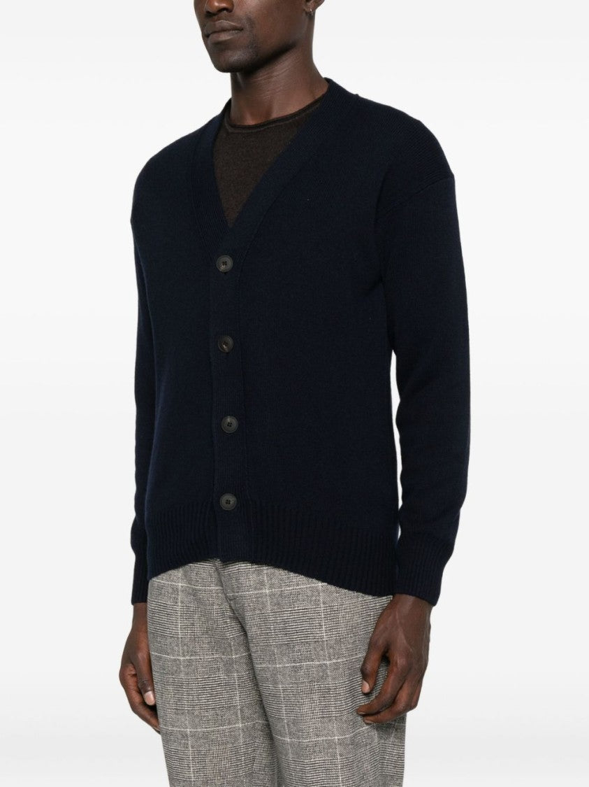 Gran Sasso V-Neck Cardigan Sweater With Button Closure