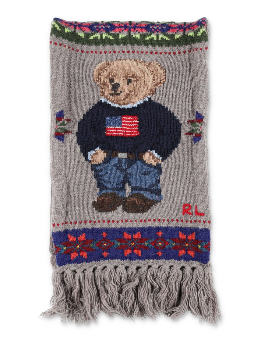 Polo Ralph Lauren Bear Scarf Intarsia