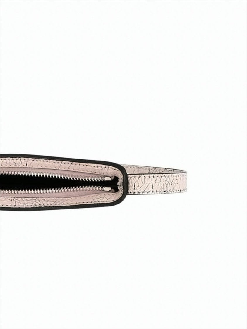 Acne Studios Textured Leather Shoulder Bag With Adjustable Strap