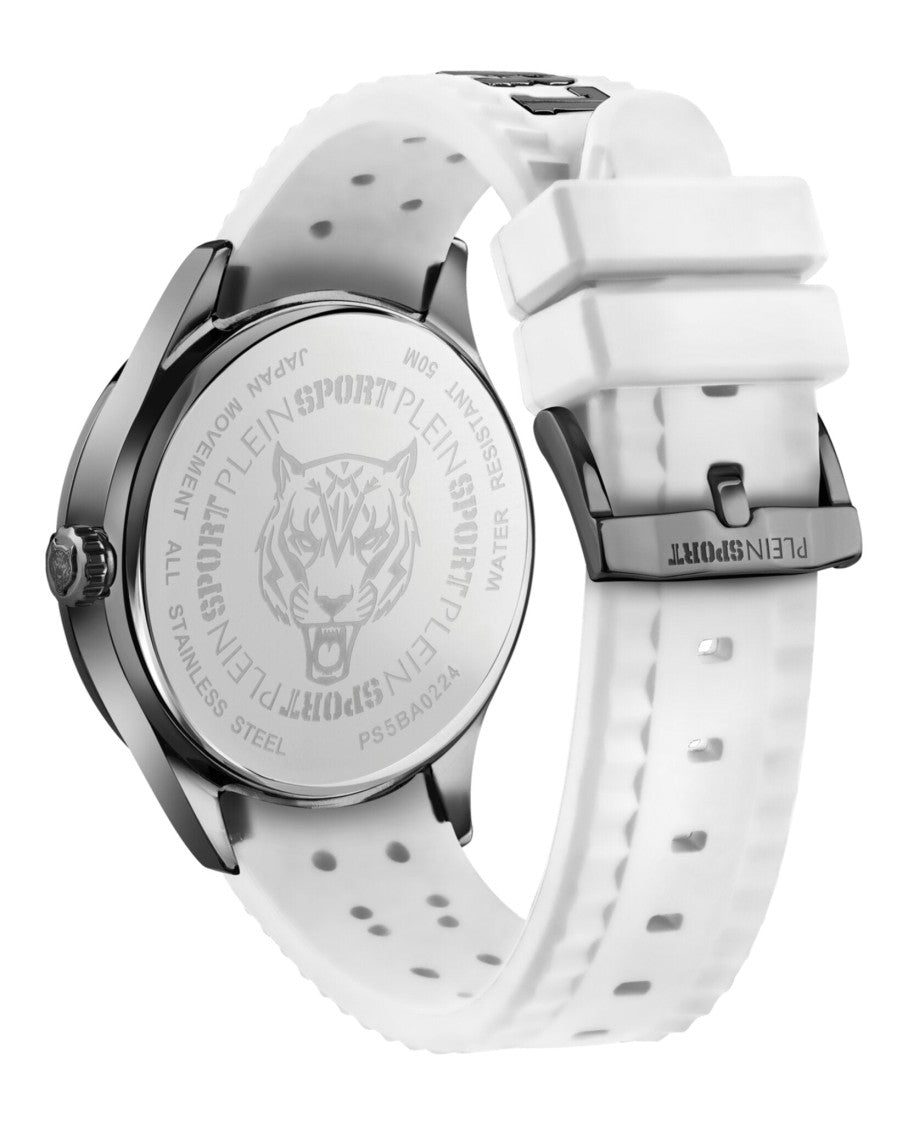 Plein Sport 3-Hand Quartz Movement Watch With Ip Gunmetal Case