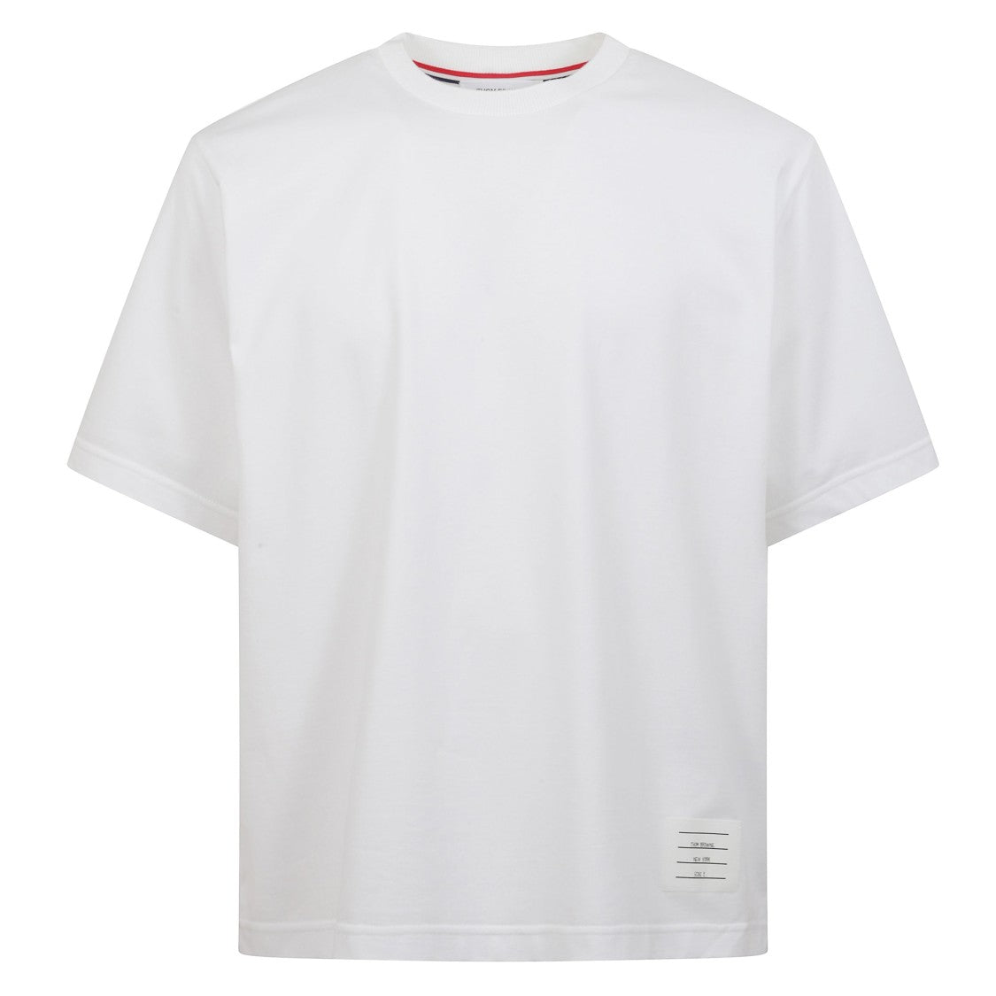 Thom Browne Oversized Tricolour Stripe T-Shirt