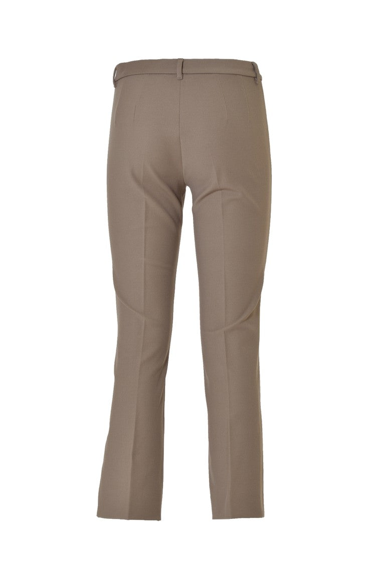 Max Mara Cropped Tailored Pants With Structured Fabric