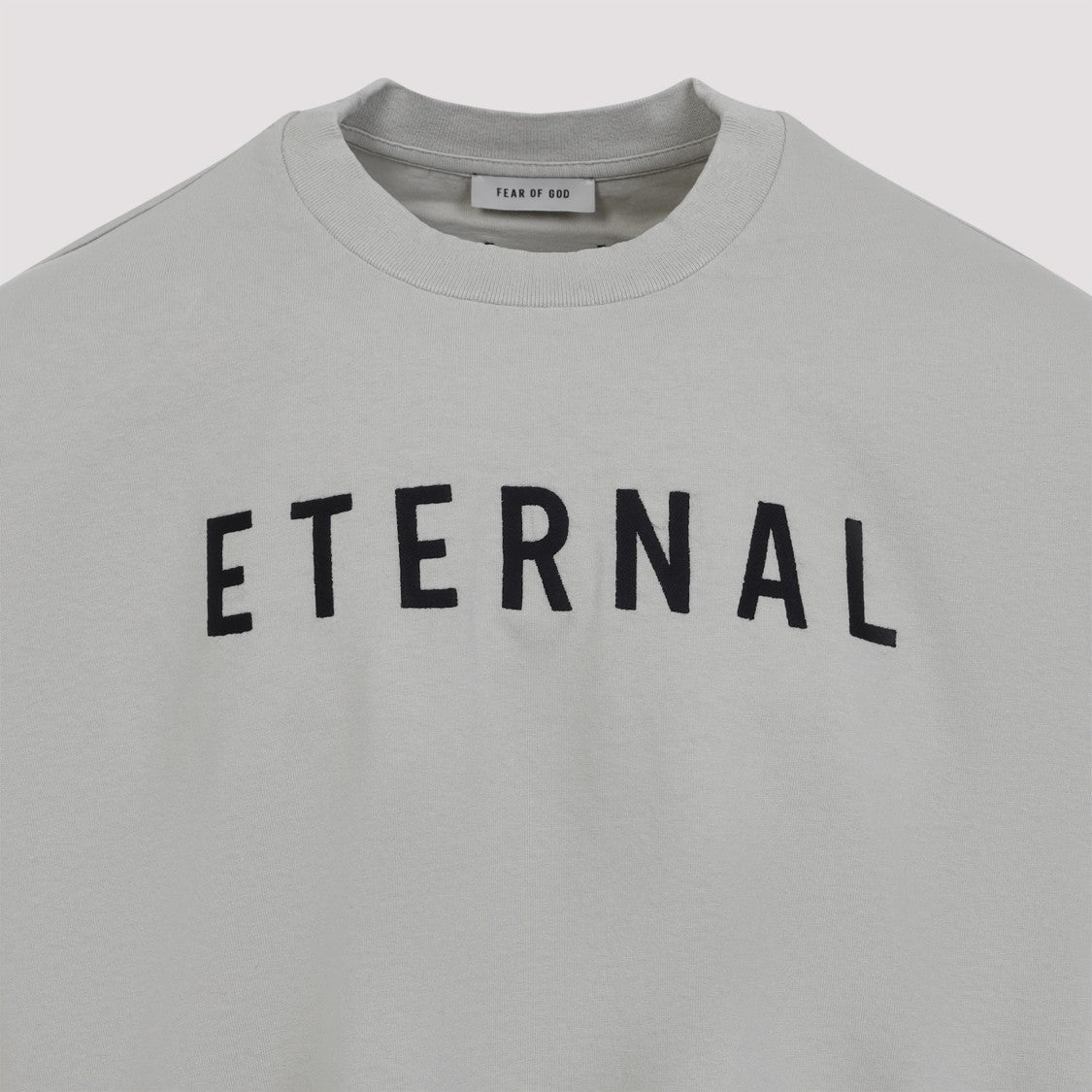 Fear Of God Dove Grey Cotton Eternal Long Sleeve Tee