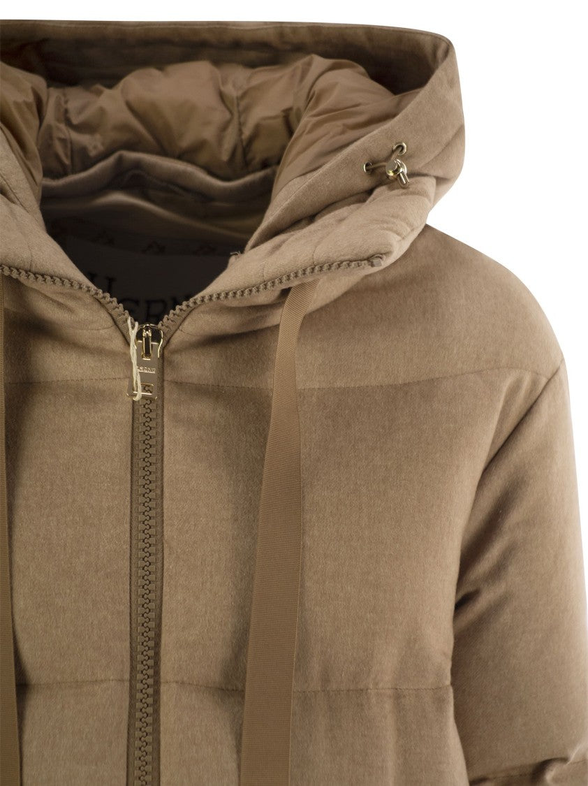 Herno Silk And Cashmere Down Jacket