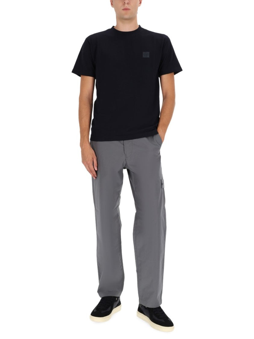 Stone Island Crew Neck Blue T-Shirt