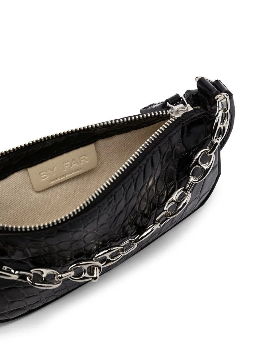 By Far Mini Rachel Leather Handbag