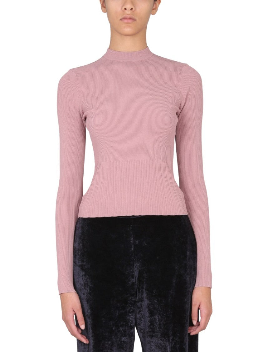 Proenza Schouler X White Label Ribbed Long-Sleeved Turtleneck Top