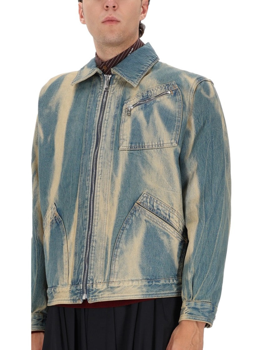 Vivienne Westwood Boxy Cropped Denim Jacket