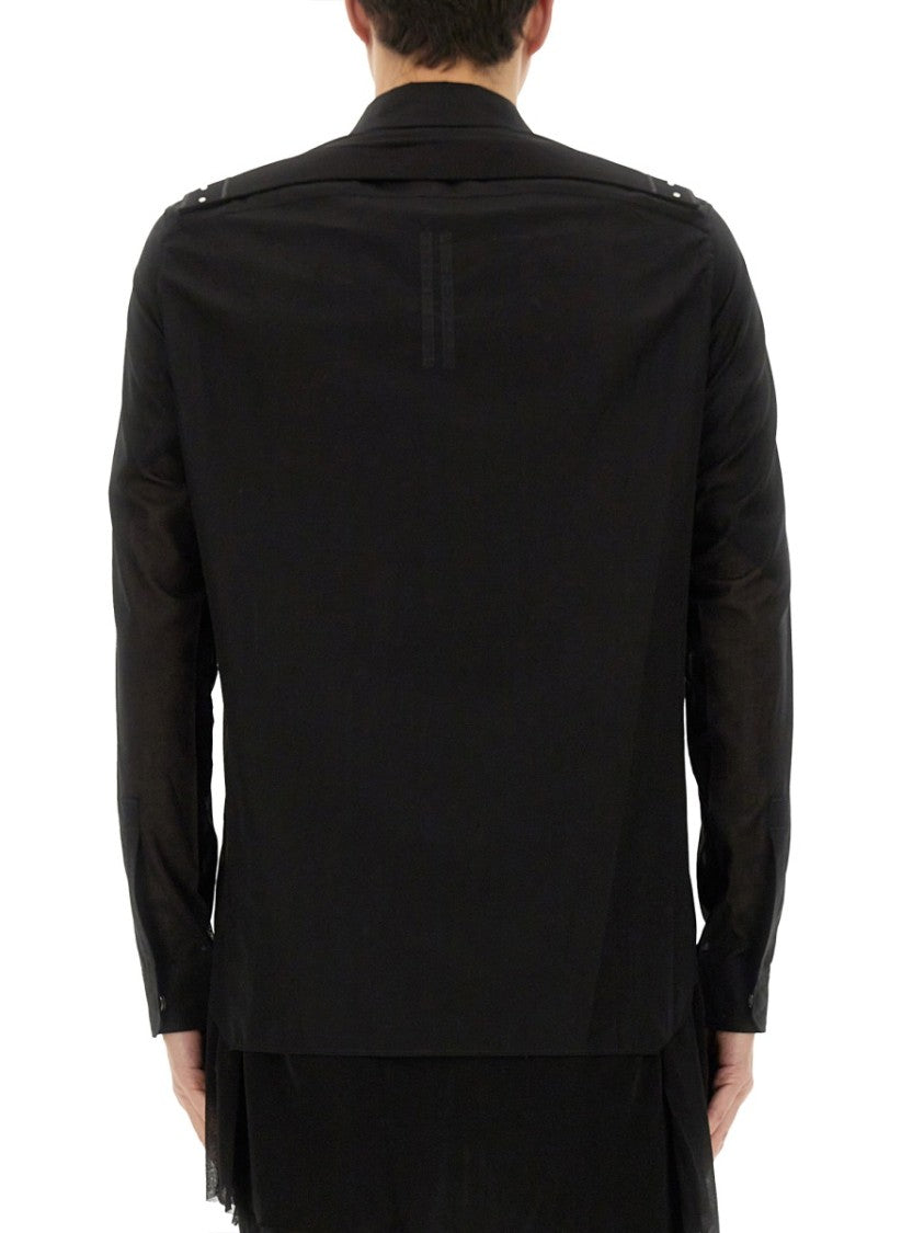 Rick Owens Outershirt In Celadon