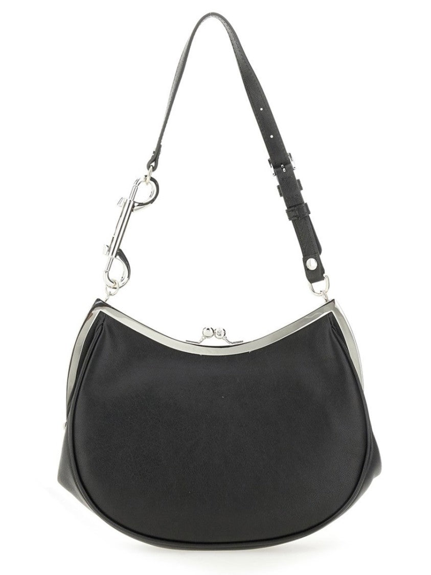 Vivienne Westwood Charm Frame Purse With Structured Top Frame