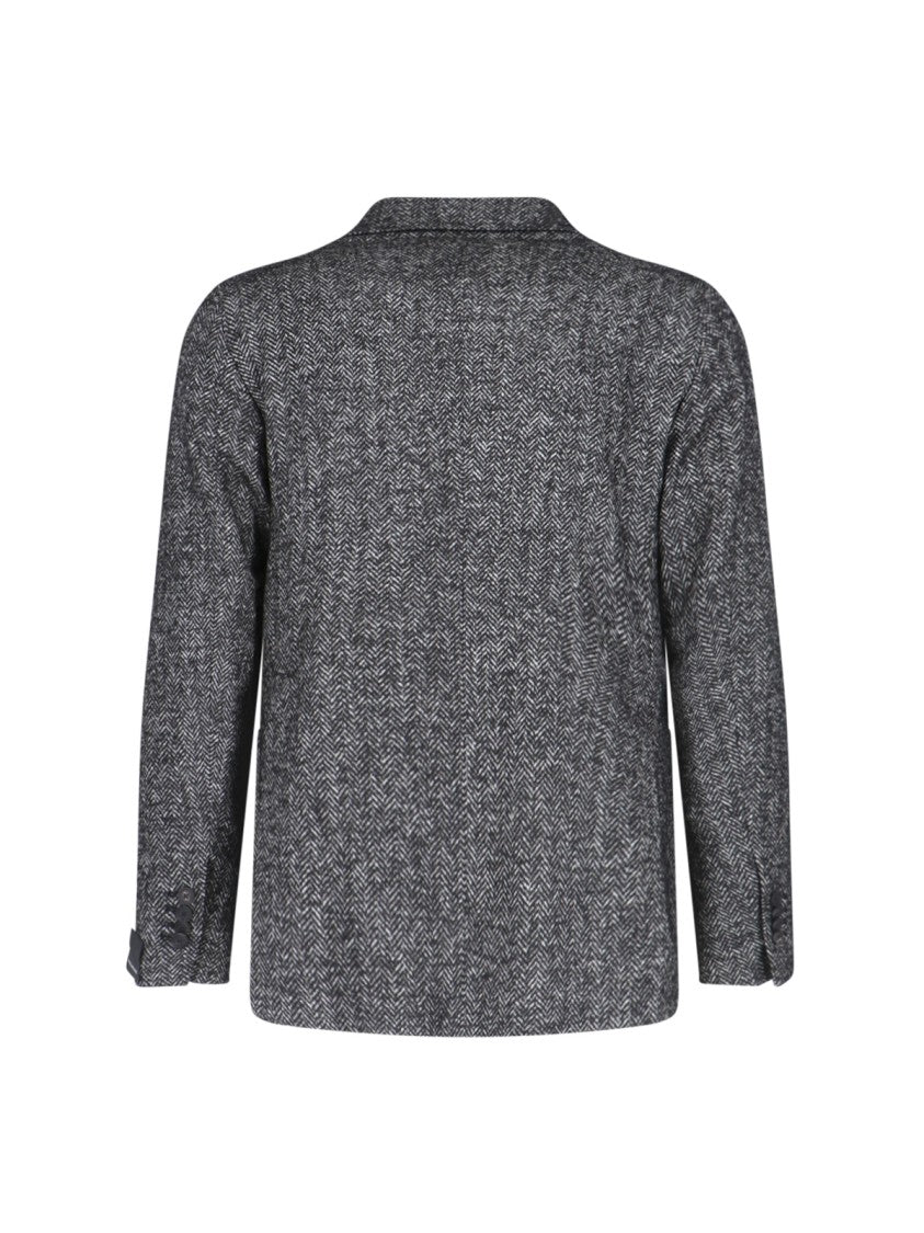 Tagliatore Houndstooth Single-Breasted Blazer