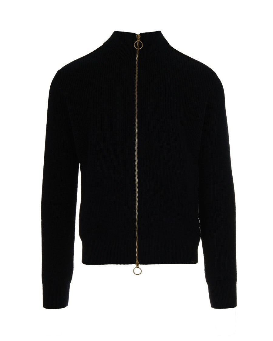 Paul & Shark Blue Full-Zip Cardigan