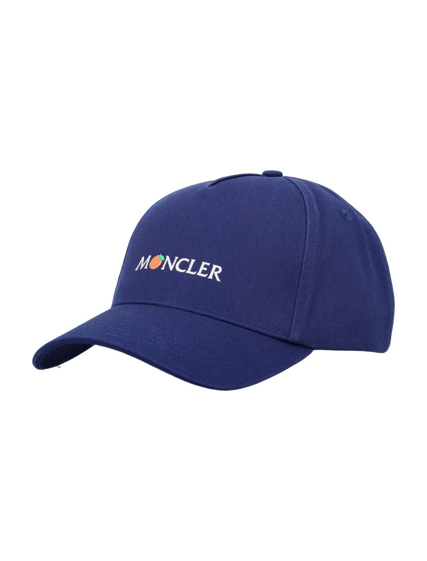 Moncler X Donald Glover Structured Six-Panel Baseball Cap In Deep Blue