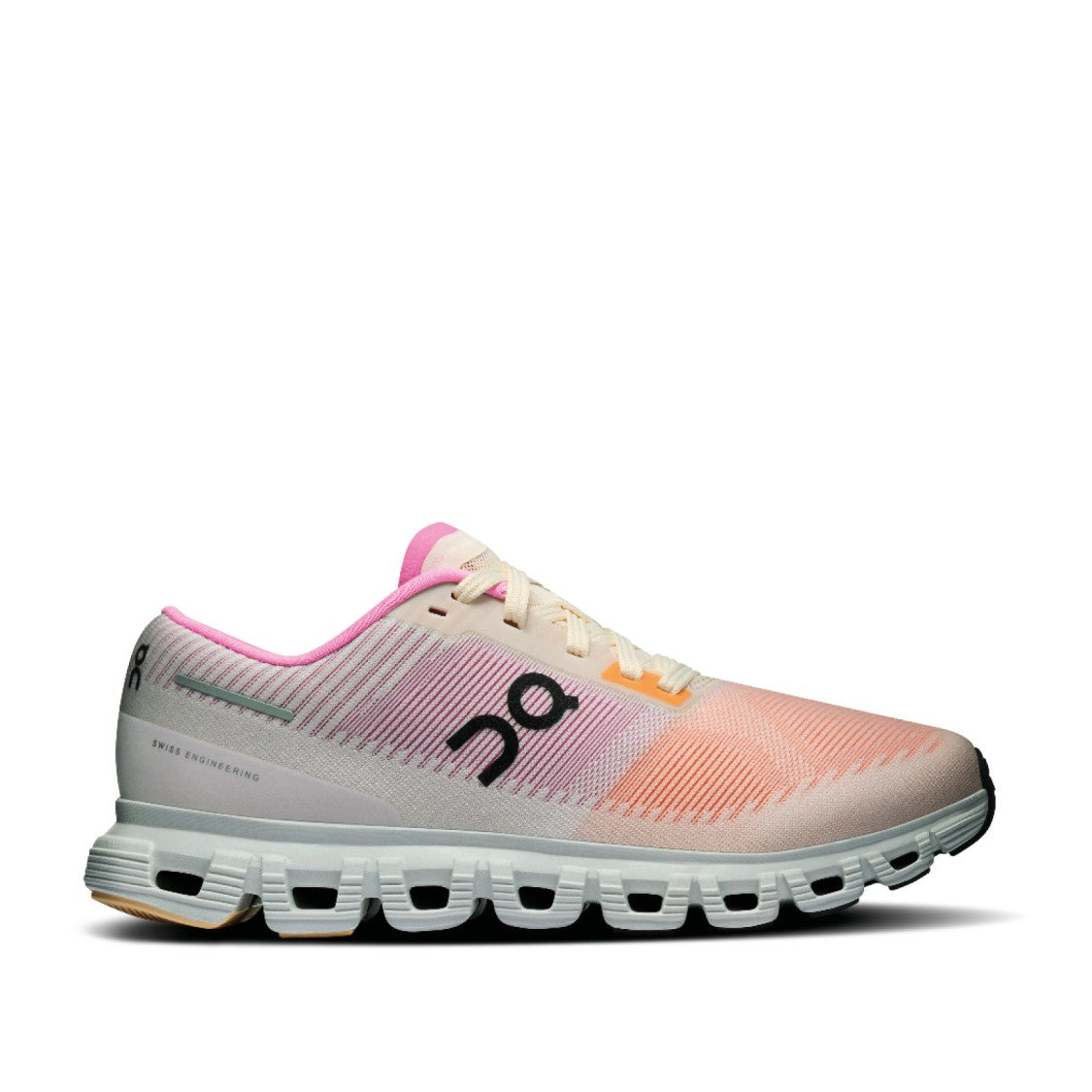 On Vibrant Gradient Sneakers With Cushioned Sole