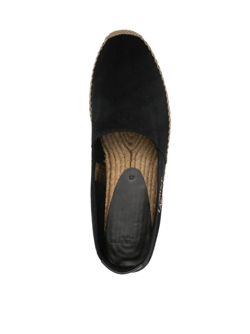Saint Laurent Embroidered Logo Espadrilles