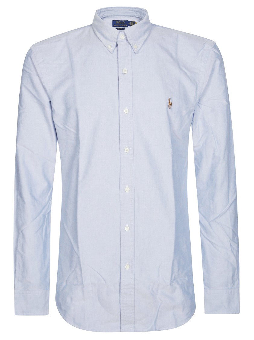 Polo Ralph Lauren Classic Long-Sleeve Blue Shirt