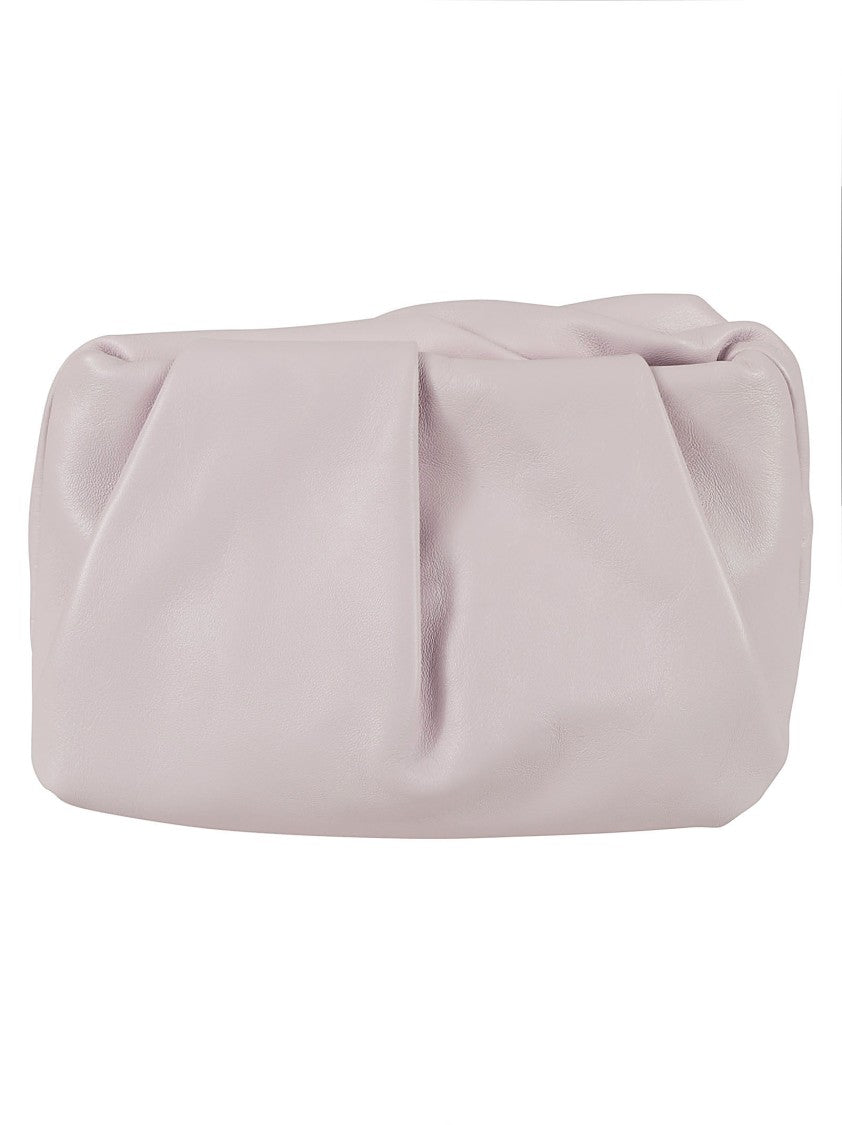 Burberry Sculptural Lamb Leather Bag With Textured Folds