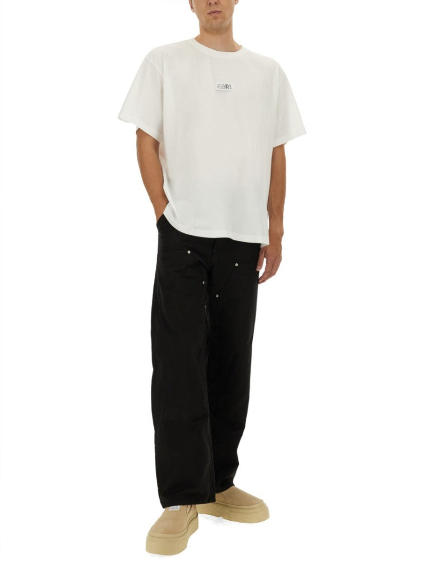 Mm6 By Maison Margiela Minimalist Logo Short Sleeve T-Shirt