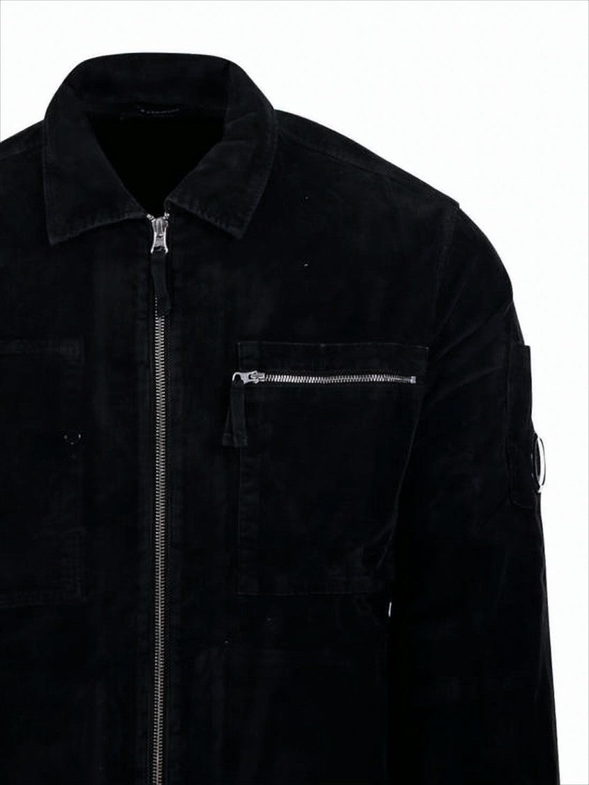 C.P. Company Boxy Fit Minimalist Black Casual Jacket