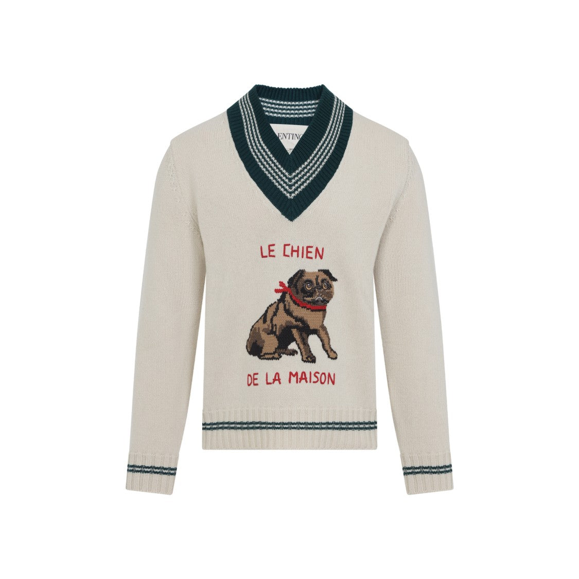 Valentino Deep V-Neck Sweater