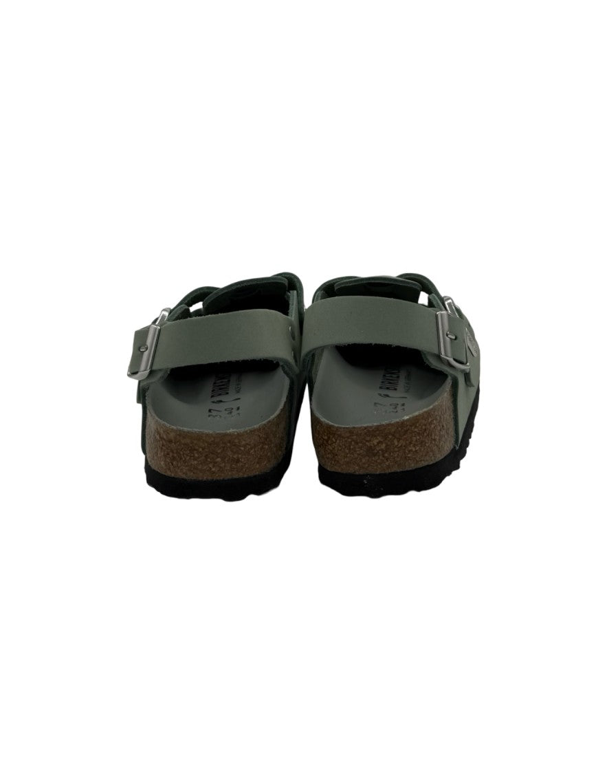 Birkenstock Tokio Clog – Pure Sage Nubuck Leather