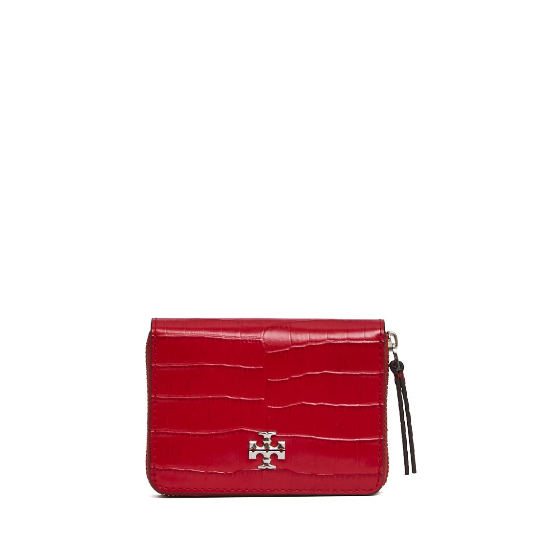 Tory Burch Portafoglio Piccolo Con Zip Kira Effetto Coccodrillo