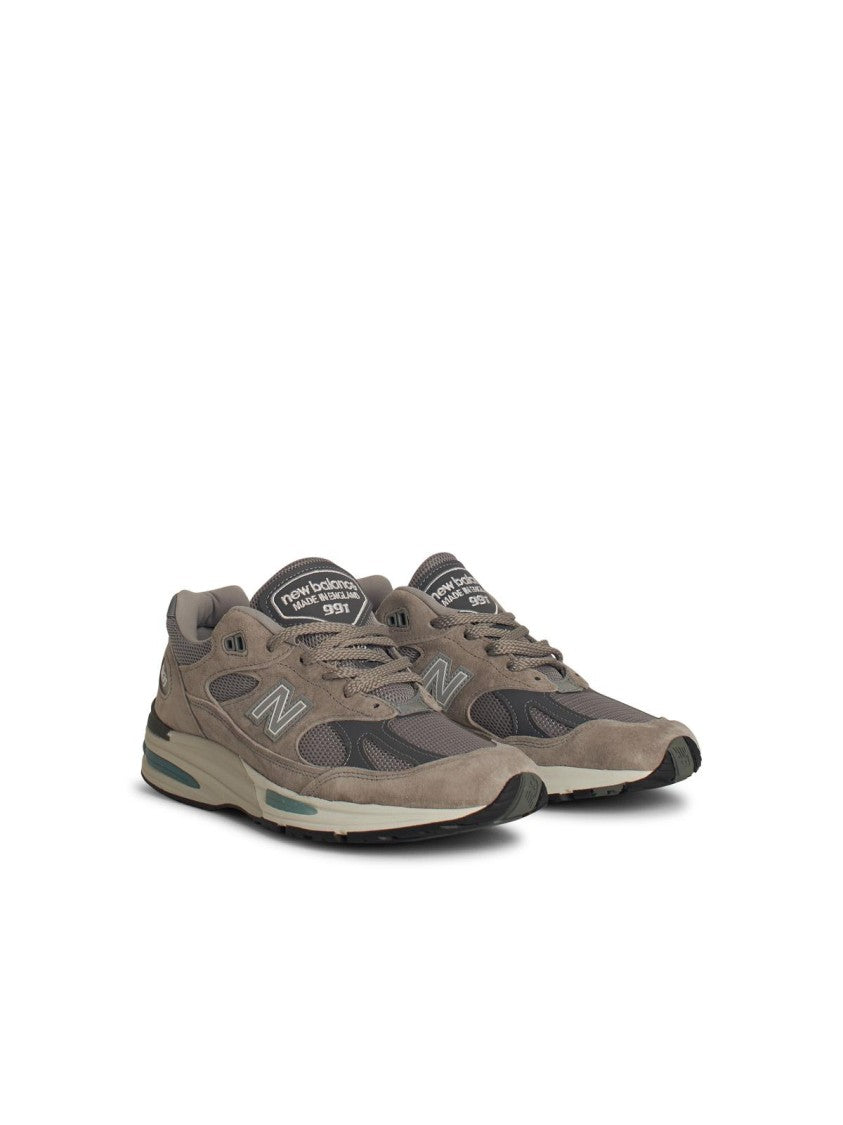 New Balance '991' Grey Suede Sneakers