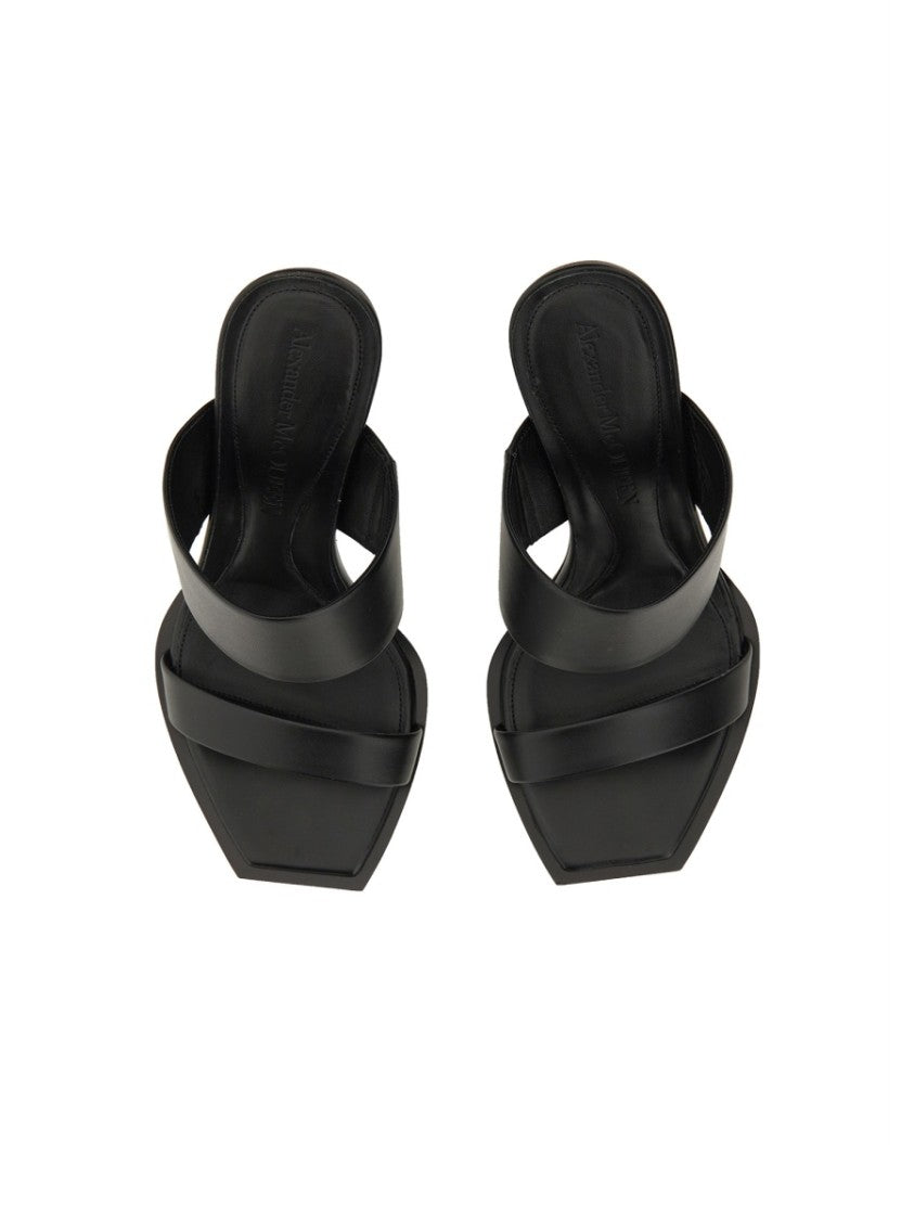 Alexander Mcqueen Leather Sandal