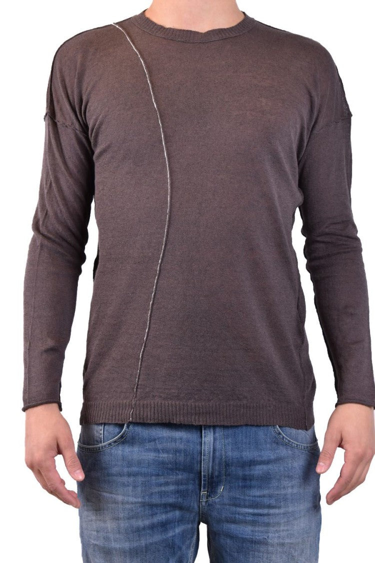Isabel Benenato Green Cotton Knitwear Sweater