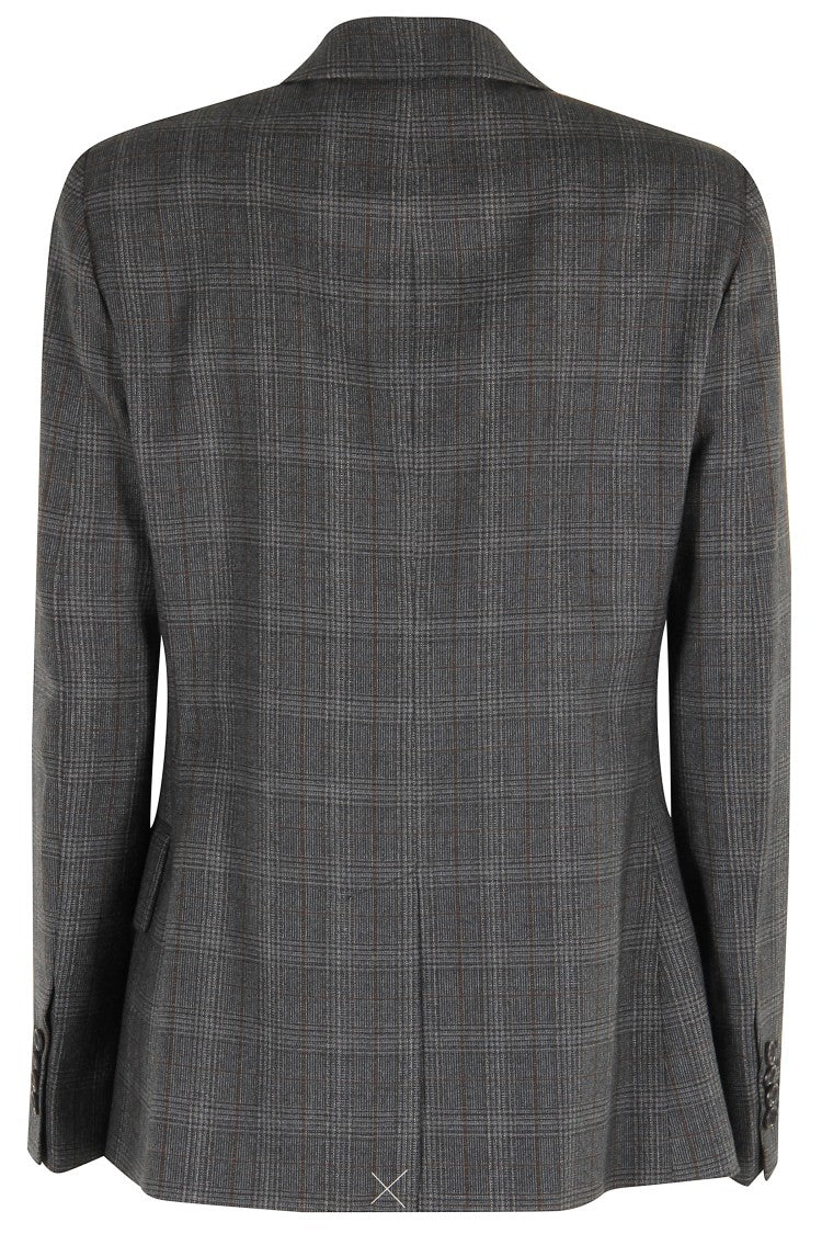 Aspesi Tailored Gray Wool Blazer