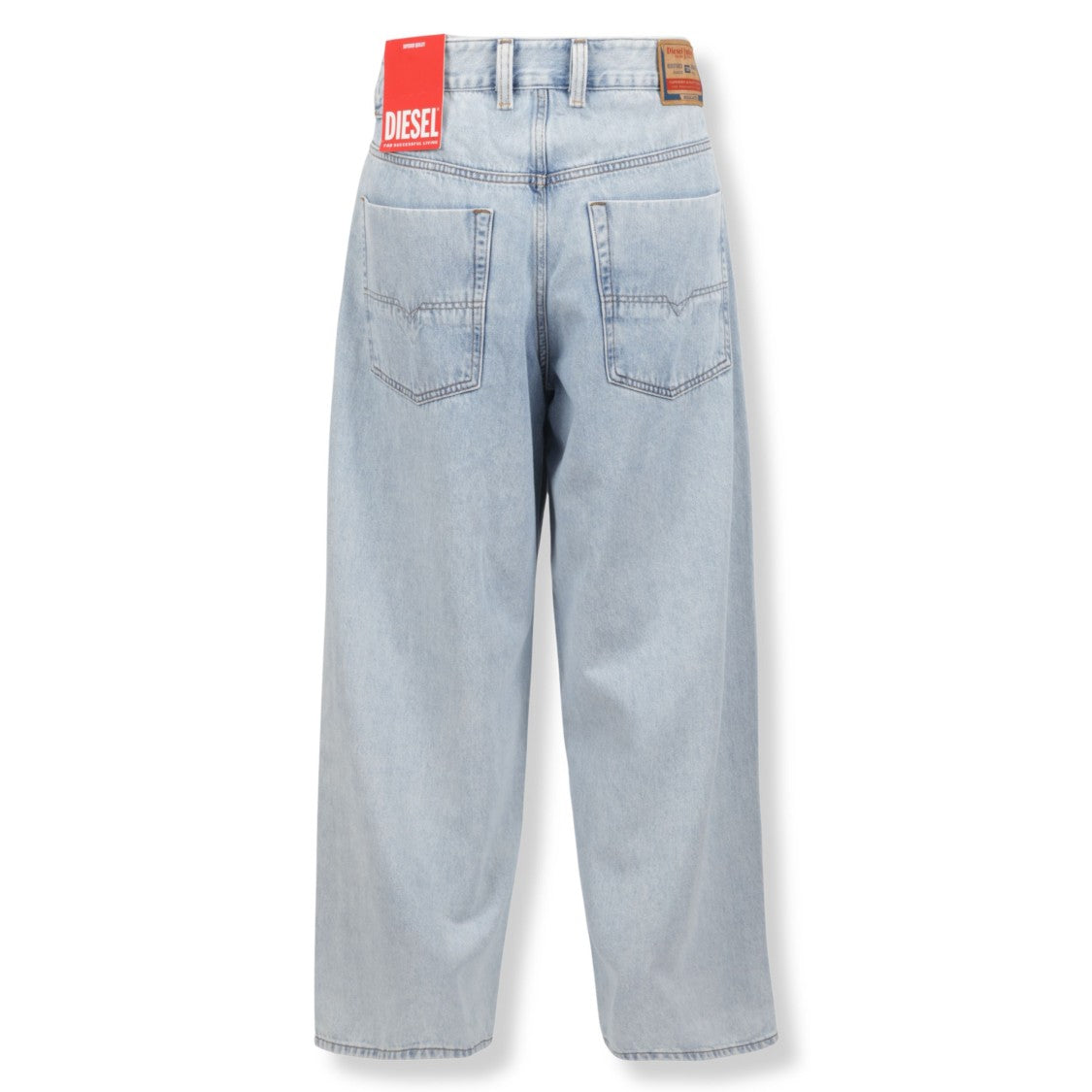 Diesel Classic Straight-Leg Jeans With Vintage Fade
