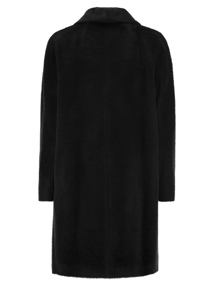 Max Mara Roseto Alpaca And Wool Midi Coat