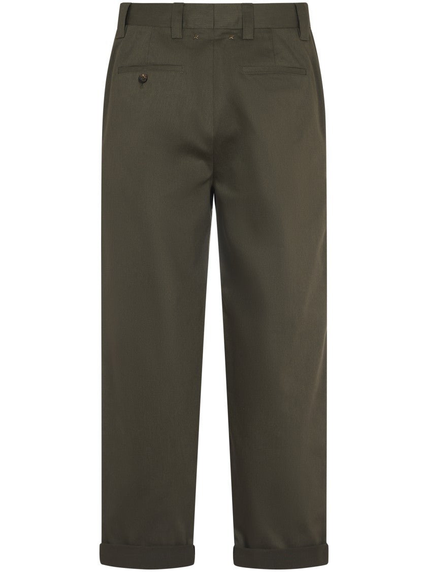 Golden Goose Military Green Chino Skate Pants