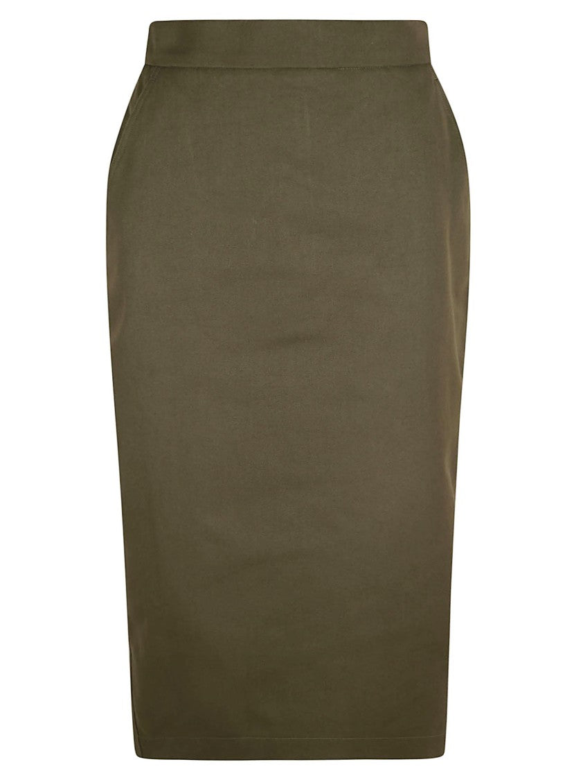 Max Mara Fitted High-Waist Skirt With Subtle Pockets