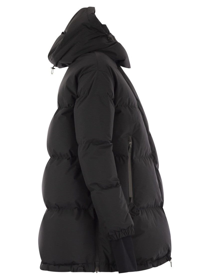 Herno Medium 2-Layer Hooded Down Jacket