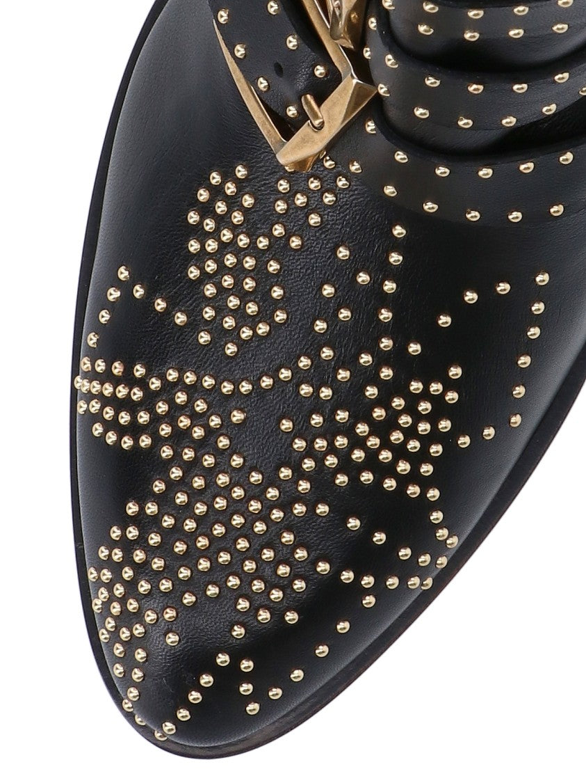 Chloé Low Ankle Boots "Susanna" – Black