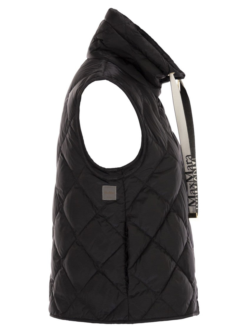 Max Mara Tegic - Drip-Proof Canvas Padded Waistcoat