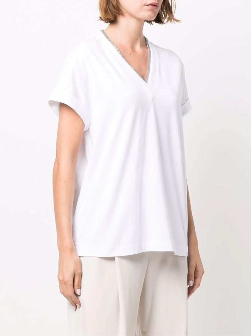 Brunello Cucinelli V-Neck Sleeveless Top