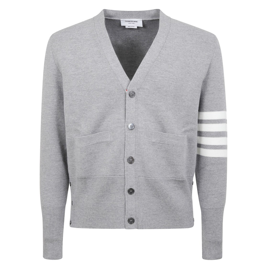 Thom Browne 4-Bar V-Neck Cardigan