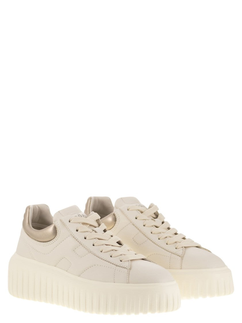 Hogan H-Stripes Leather Trainers