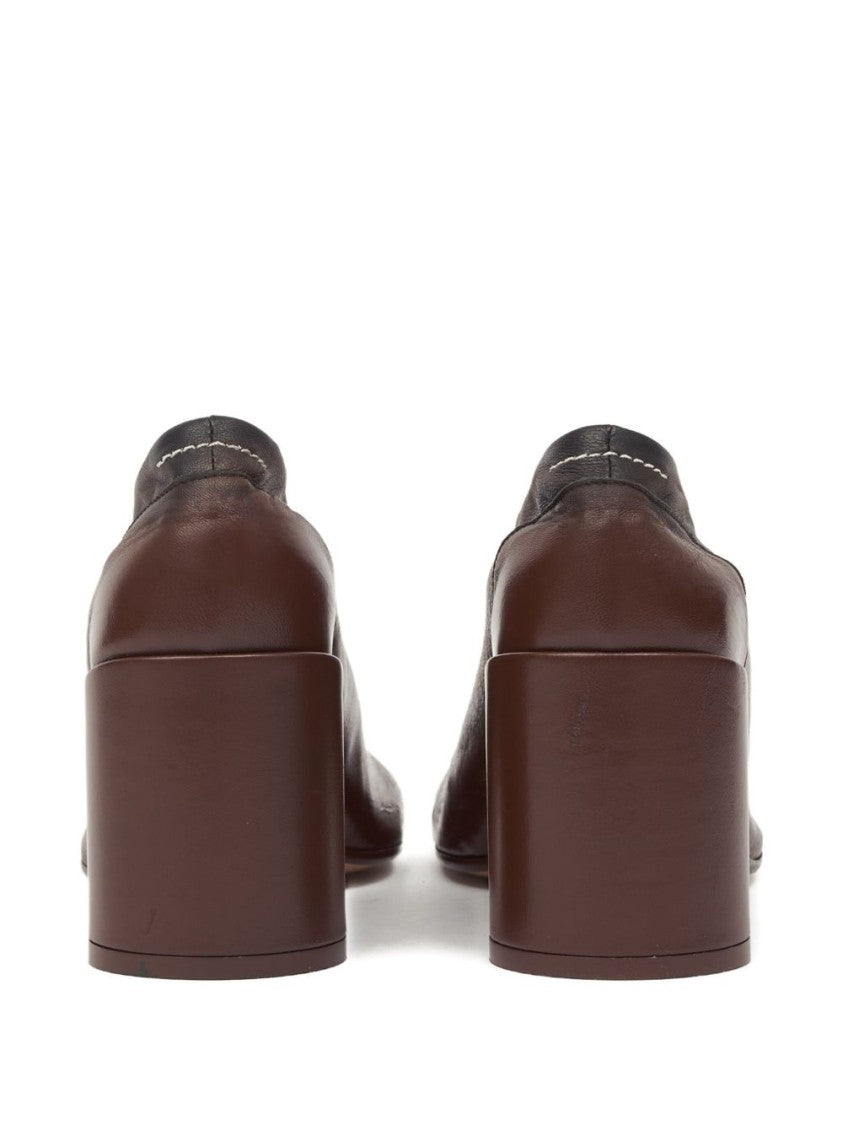 Mm6 By Maison Margiela Court Shoe In Ovine Leather