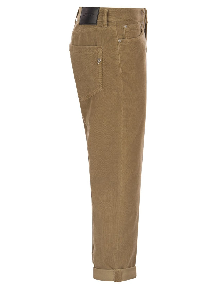 Dondup Koons - Multi-Striped Velvet Trousers